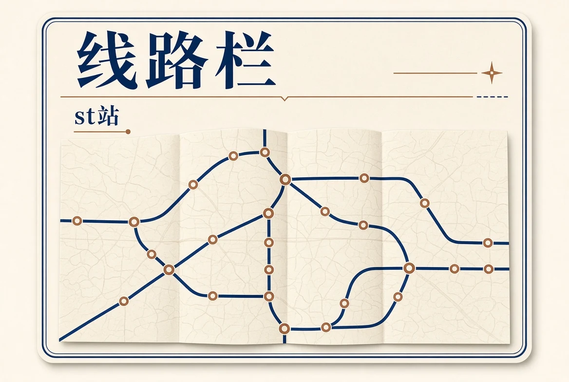 线路栏主题地图